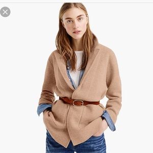 J.Crew Sophie Open-Front Sweater-Blazer